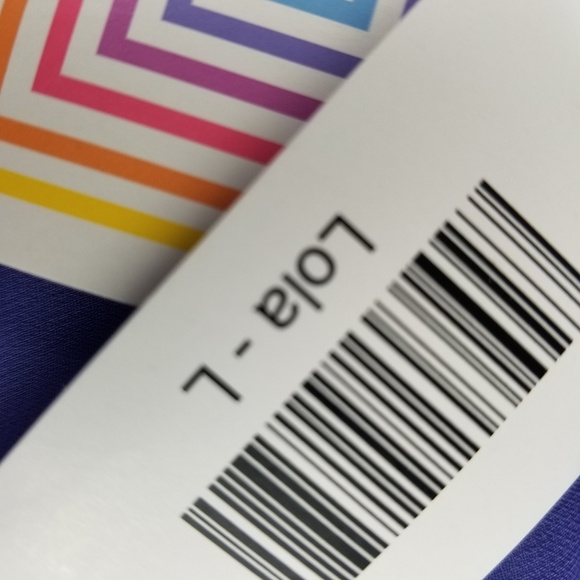 NWT!! LULAROE (Lola)  Peri winkle Large A106 - Picture 8 of 8